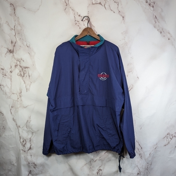 Vintage Washington State Windbreaker Jacket Mens XL Cougars Streetwear 90s WSU - Picture 1 of 11